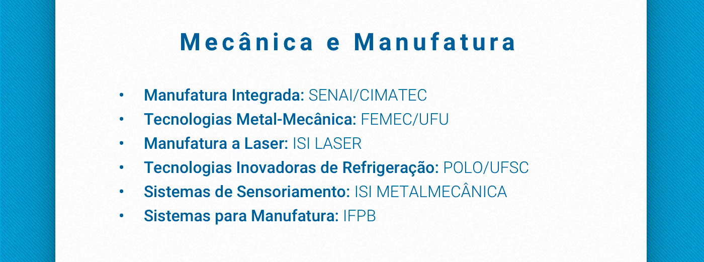 Mecânica e Manufatura