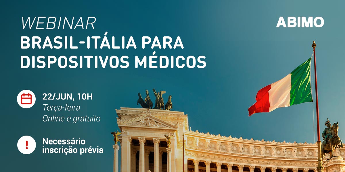 Webinar Brasil-Itália para dispositivos médicos